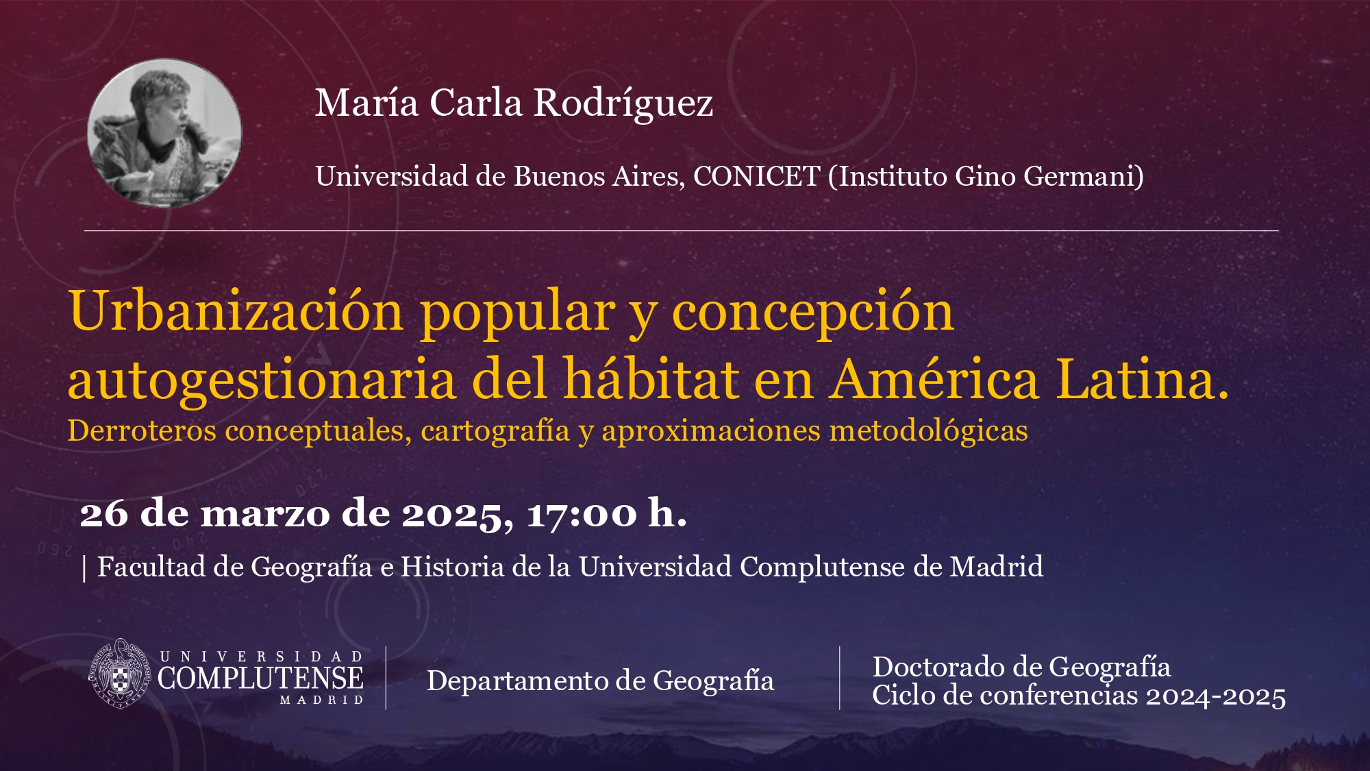 Conferencia Mara Carla Rodríguez